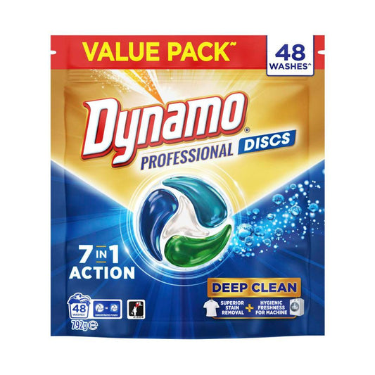 Dynamo Professional 7 IN 1 Laundry Discs - 48 Pack