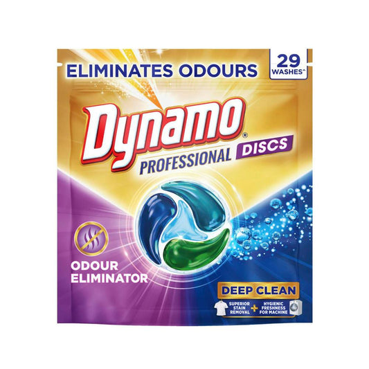Dynamo Professional Odour Elimanating Laundry Discs - 29 Pack