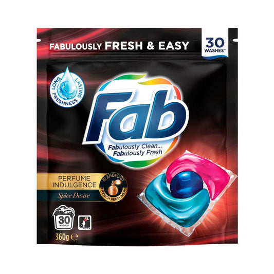 FAB Laundry Capsules Spice Desire - 30 Pack