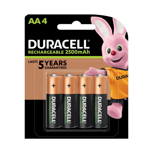 Duracell Recharge AA Rechargeable Batteries - 4 Pack