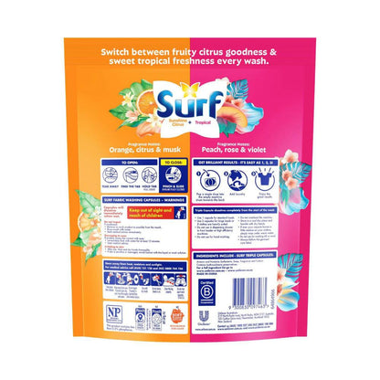 Surf Laundry Capsules 5 In 1 Tropical Sunshine Citrus - 45 Pack
