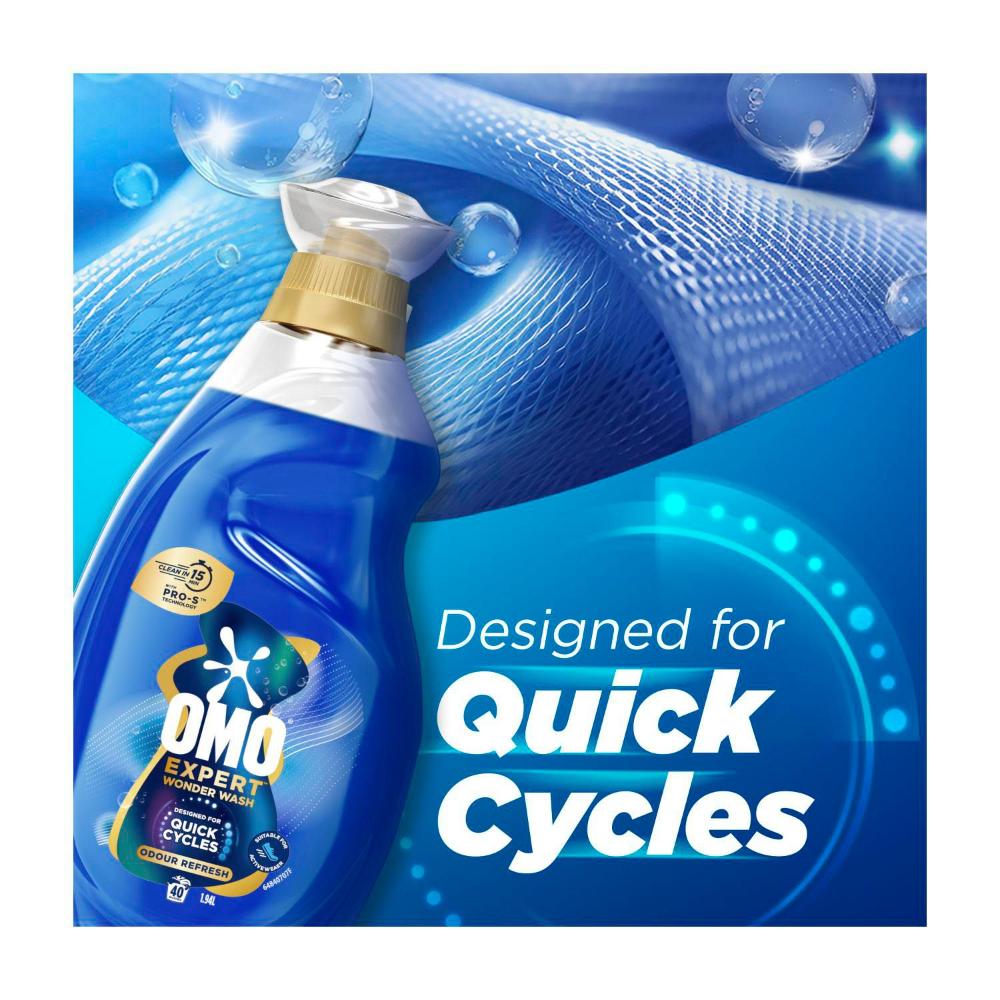 OMO Expert Wonder Wash Laundry Liquid Odour Refresh - 1.94L