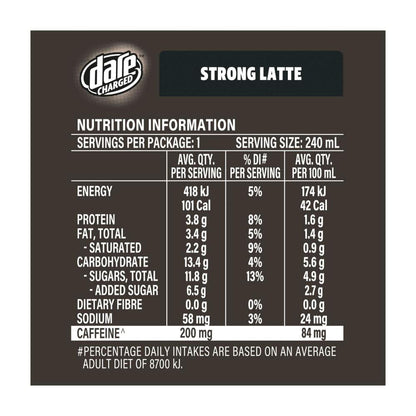 Dare Charged Strong Latte Iced Coffee - 240mL