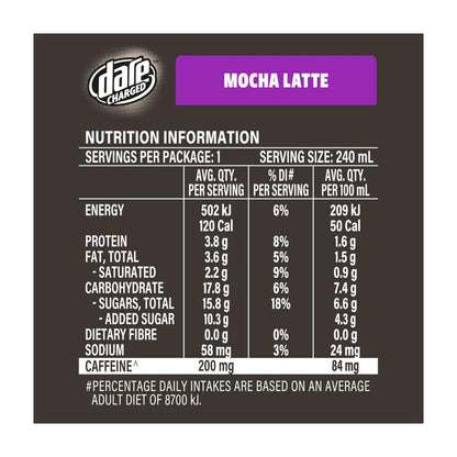 Dare Charged Mocha - 240mL
