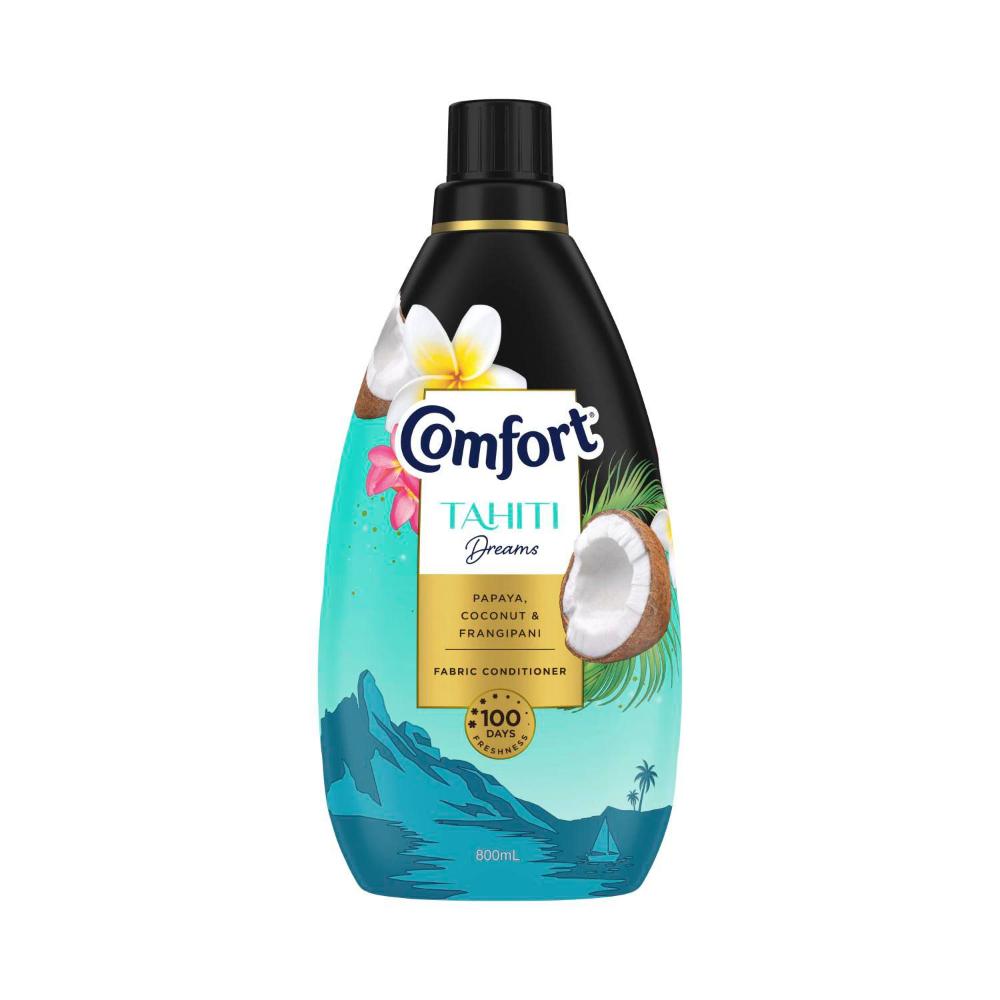 Comfort Tahiti Dreams Fabric Conditioner Papaya Coconut & Frangipani - 800mL