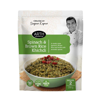 Arth Rice Khichdi Spinach & Brown Rice Khichdi - 250g