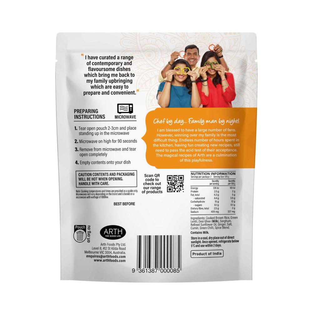 Arth Rice Khichdi Brown Rice & Cumin Khichdi - 250g
