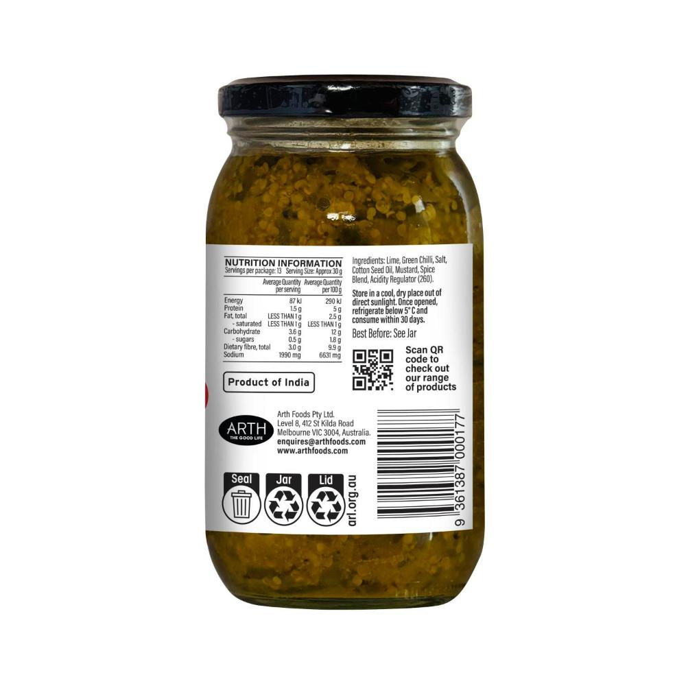 Arth Pickle Lime Chilli - 400g