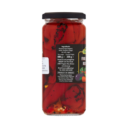 Tragano Fire Roasted Red Peppers - 480g