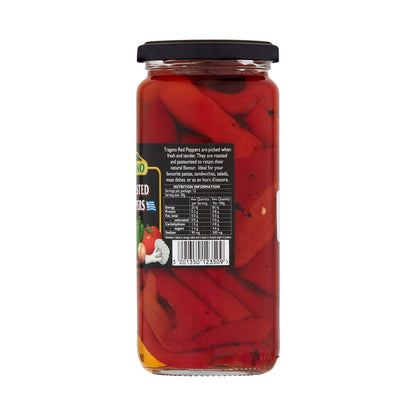 Tragano Fire Roasted Red Peppers - 480g