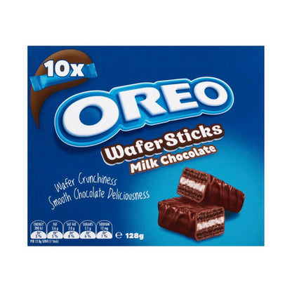 Oreo Milk Chocolate Wafer Sticks Biscuits 10 Pack - 128g
