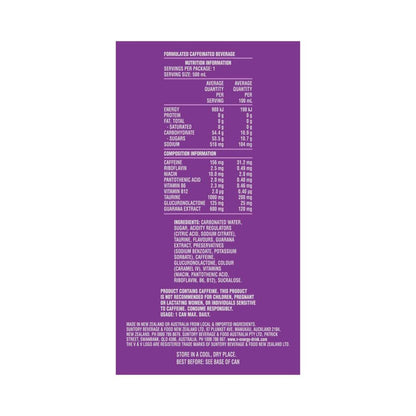V Enery Drink Grape Burst - 500mL