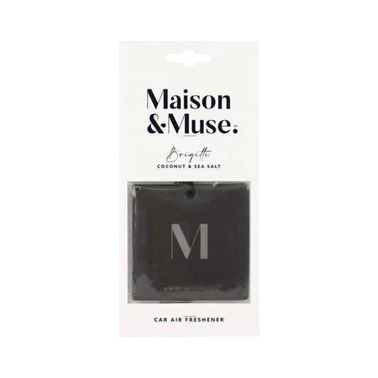 Maison&muse Paper Car Freshener Coconut & Sea Salt - 1 Pack
