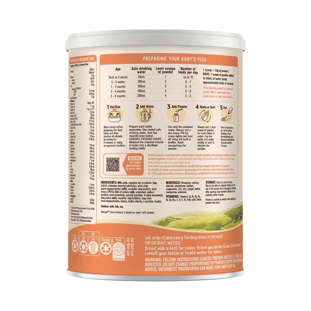 Karicare+ 1 Baby Infant Formula From Birth To 6 Months | 900g