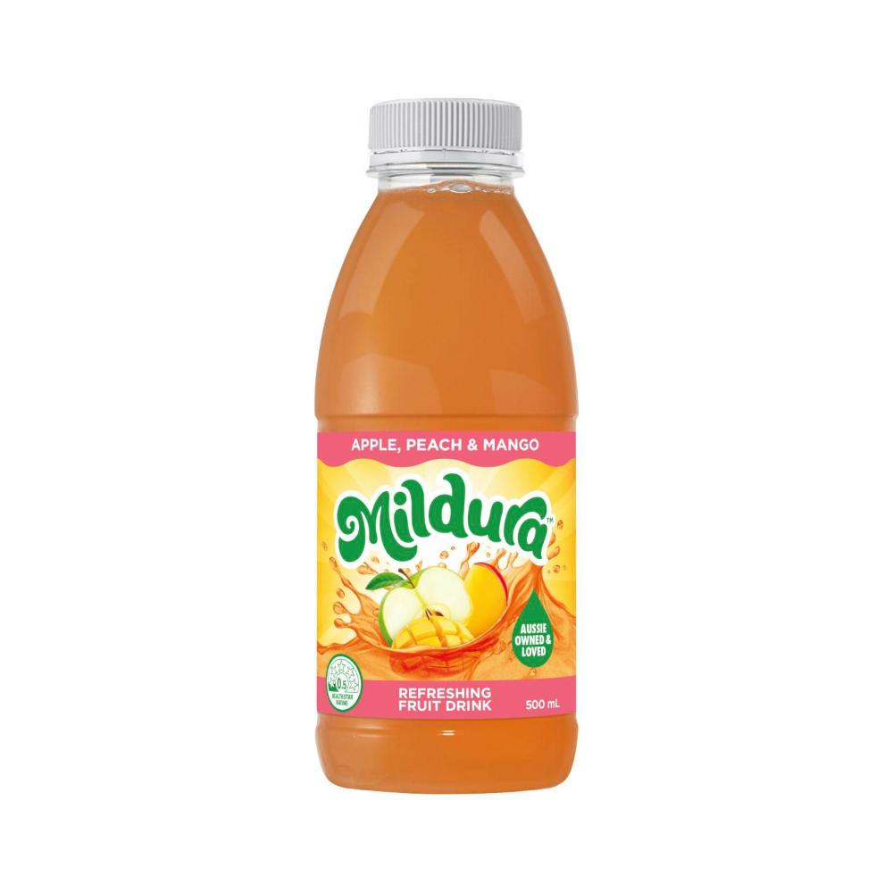Mildura Drinks Apple Peach Mango - 500mL