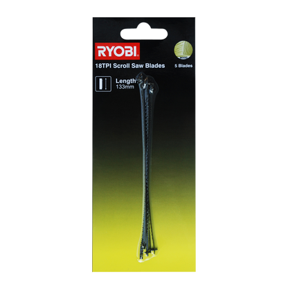 Ryobi Scroll Saw Blade - 18TPI - 5 Pack