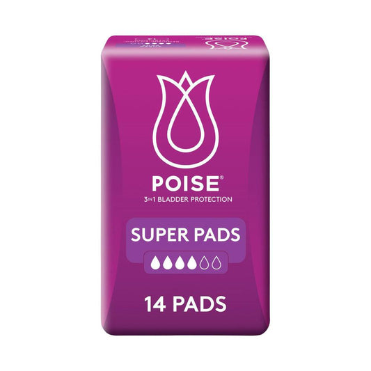 Poise Pads For Bladder Leaks Super - 14 pack