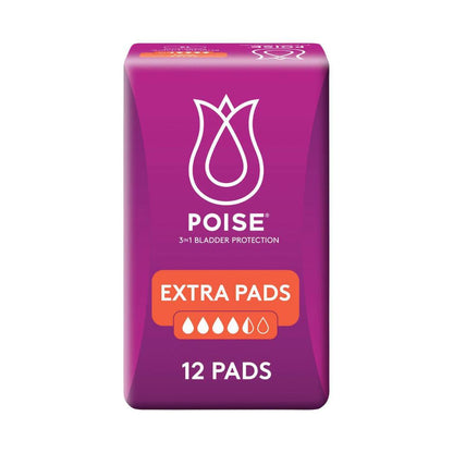 Poise Pads For Bladder Leaks Extra - 12 pack