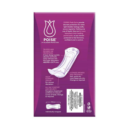 Poise Pads For Bladder Leaks Extra - 12 pack