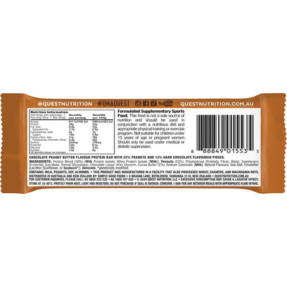 Quest Protein Bar Chocolate Peanut Butter 60g