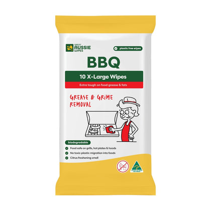 Great Aussie Wipes Bbq X Large 10 Pack