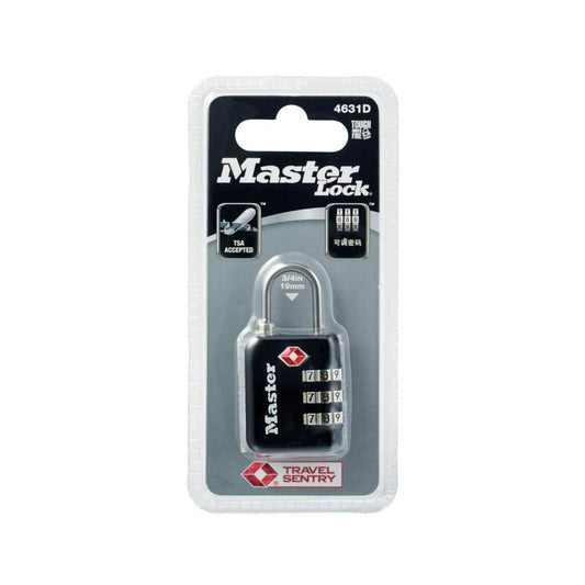 Masterlock Tsa Combination Padlock 30ml - 1 Each