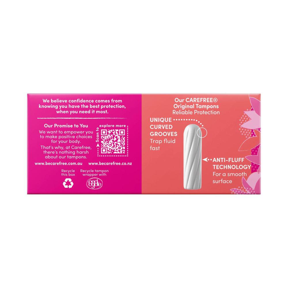 Carefree Original Super Tampons - 16 pack