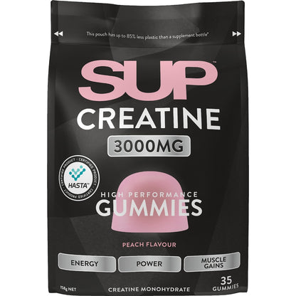 Sup Creatine Gummies Peach 35 Pack