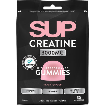 Sup Creatine Gummies Peach 35 Pack