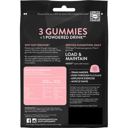 Sup Creatine Gummies Peach 35 Pack