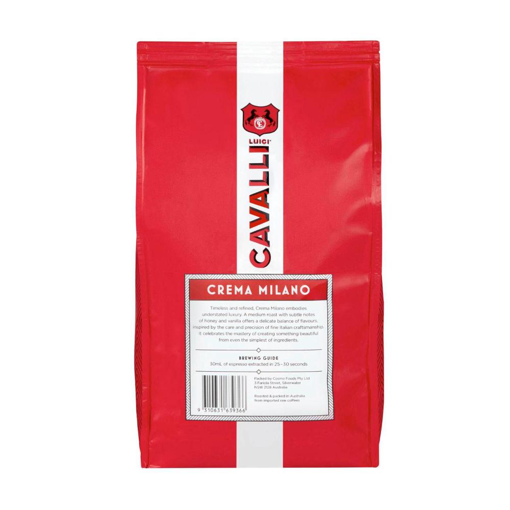 Luigi Cavalli Crema Milano Coffee Beans - 500g