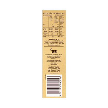 Moccona Espresso Caramel Concentrate Liquid Coffee Sachets - 8 Pack