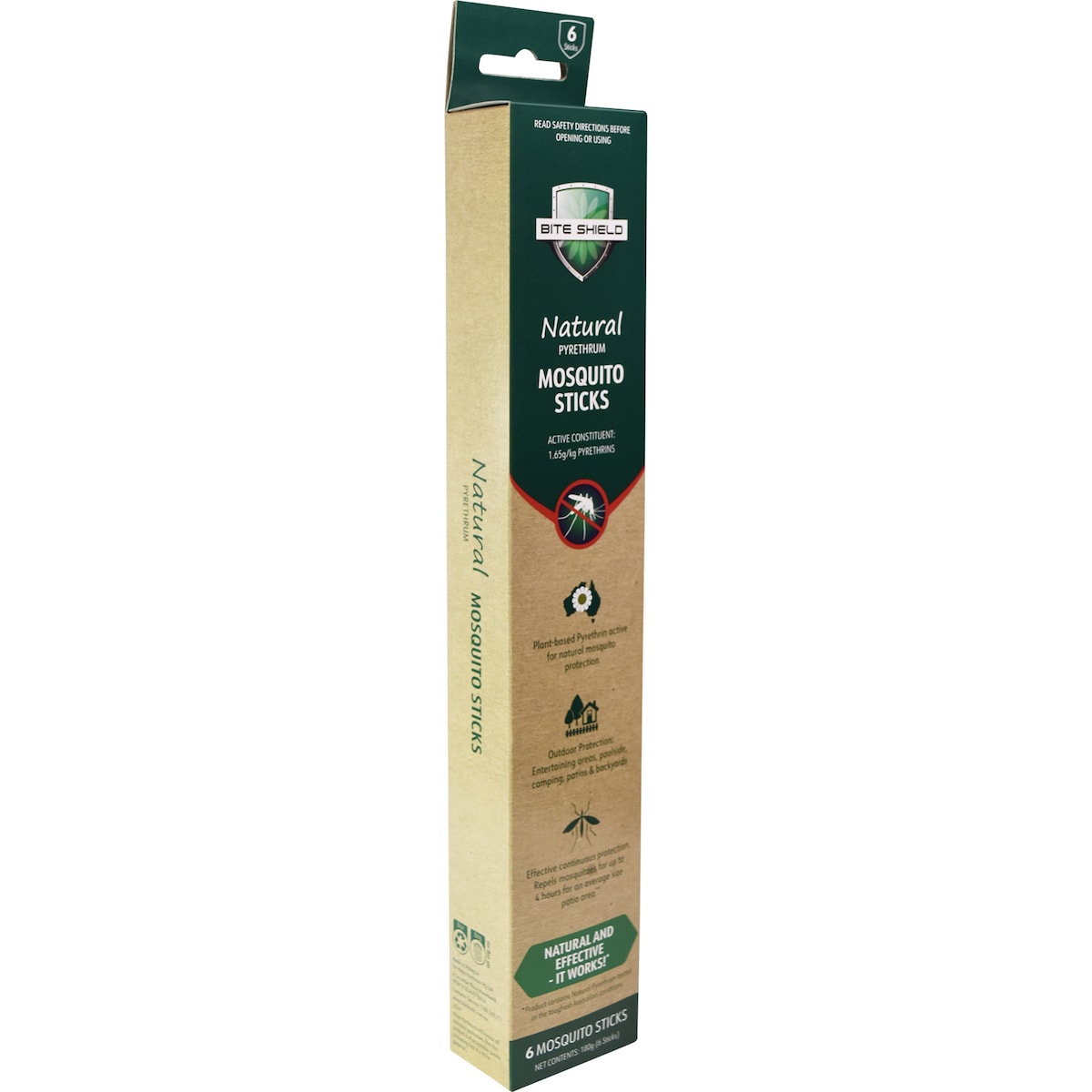 Bite Shield Mosquito Sticks 6 Pack