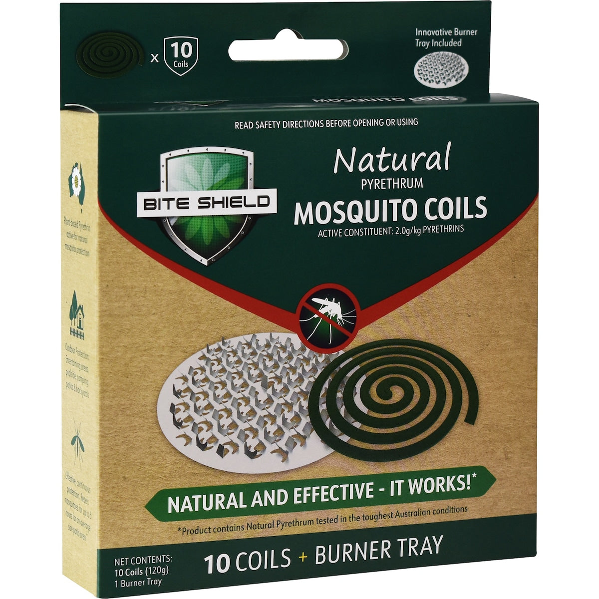 Bite Shield Mosquito Coils 10 Pack