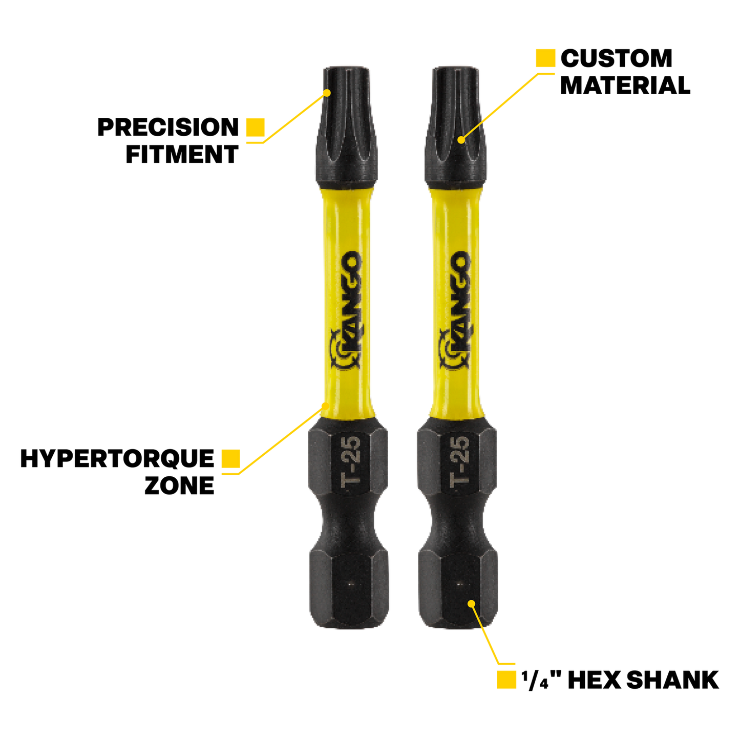 Kango Impact Driver Bit - TX25 - 50mm - 5 Pack