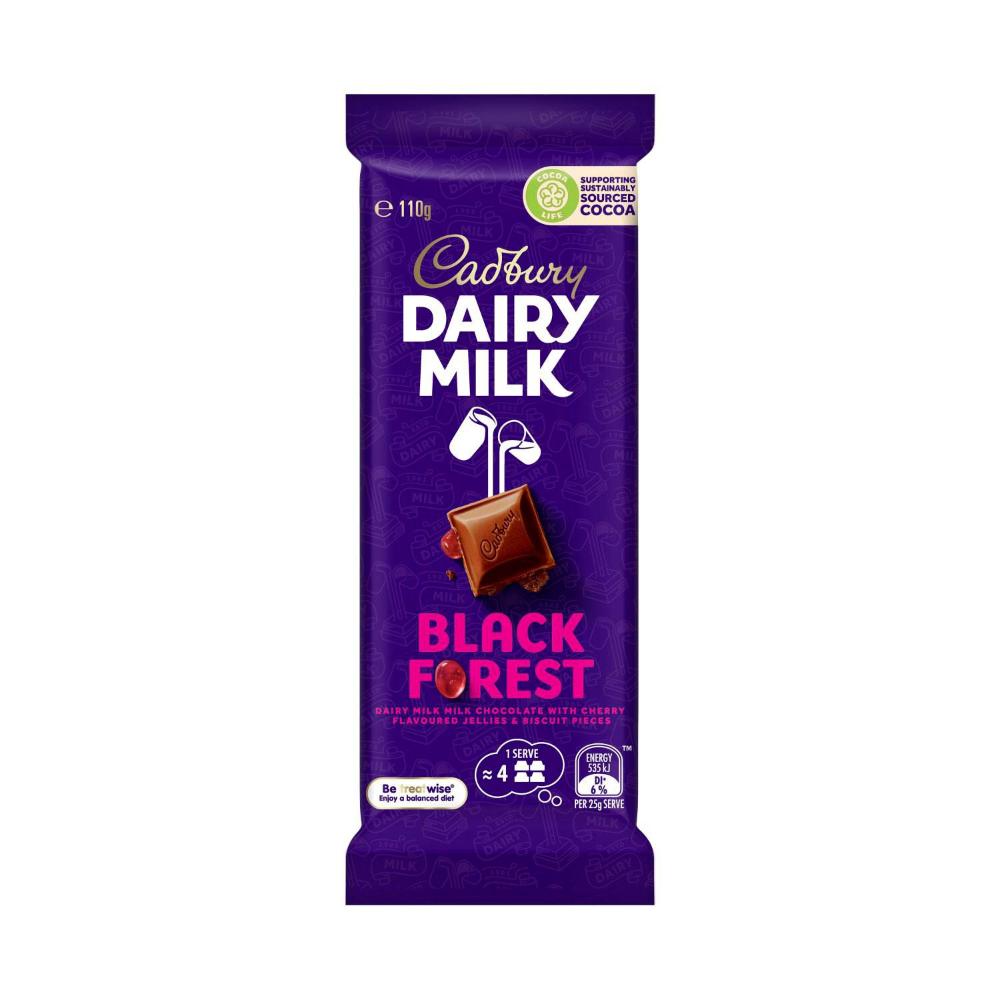 Cadbury Dairy Milk Black Forest Chocolate Block - 110g