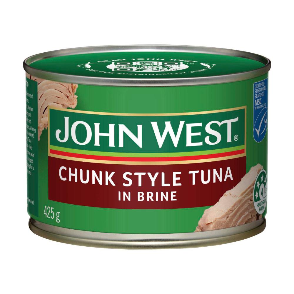 John West Chunk Style Tuna in Brine - 425g