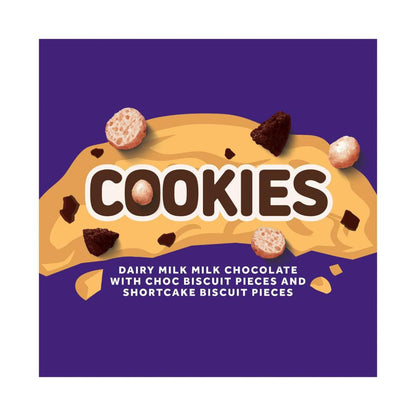 Cadbury Dairy Milk Cookie Block Chocolate Block - 170g