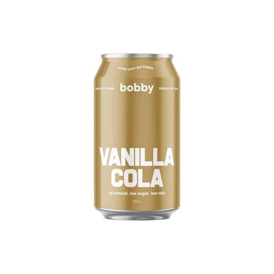 Bobby Prebiotic Soft Drink Vanilla Cola - 330mL