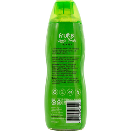 Natures Organics Fruits Shampoo Balance Apple Fresh 500ml