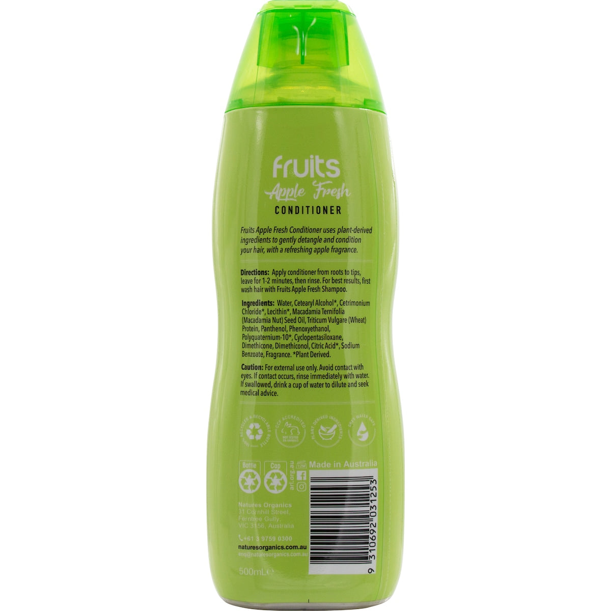 Natures Organics Fruits Conditioner Balance Apple Fresh 500ml