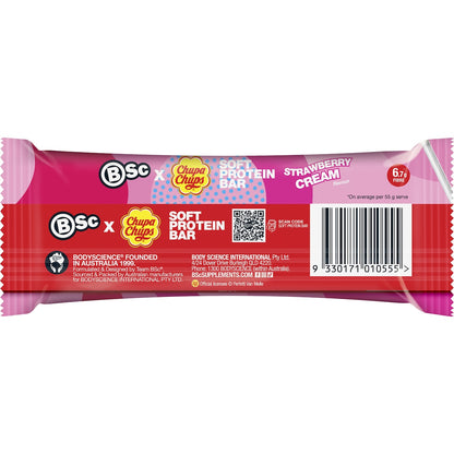 Bsc X Chupa Chups Soft Protein Strawberry Cream 55g