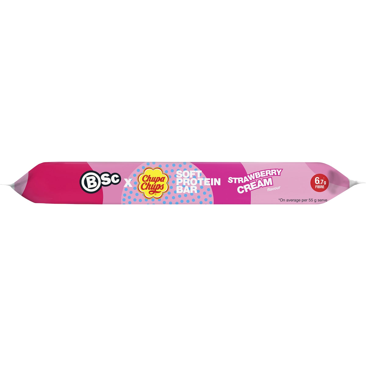 Bsc X Chupa Chups Soft Protein Strawberry Cream 55g