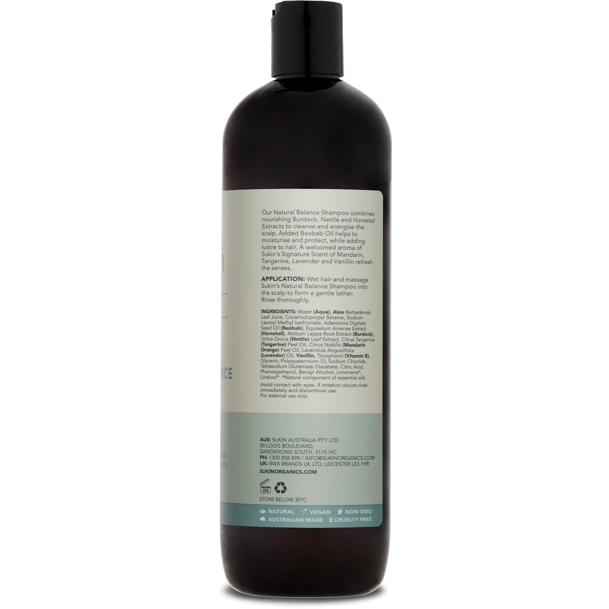 Sukin Natural Balance Shampoo 500ml