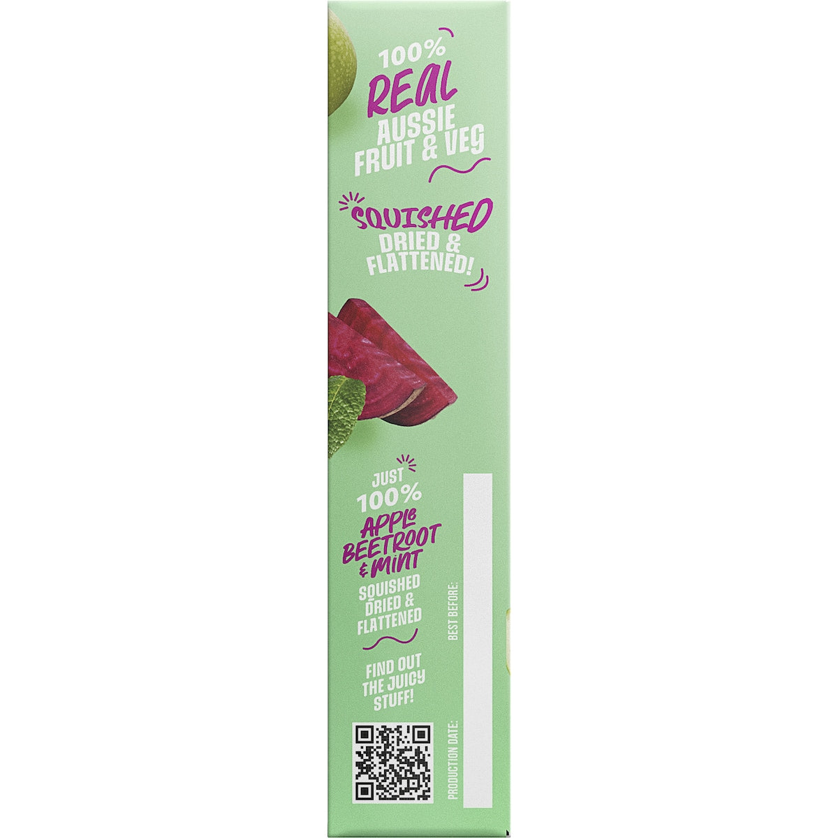 True Fruit 100% Aussie Apple Beetroot & Mint Straps 120g