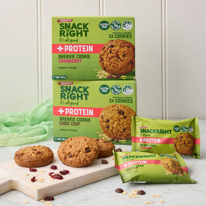 Arnotts Snack Right + Protein Brekkie Cookie Choc Chip 135g