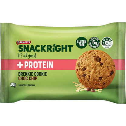 Arnotts Snack Right + Protein Brekkie Cookie Choc Chip 135g