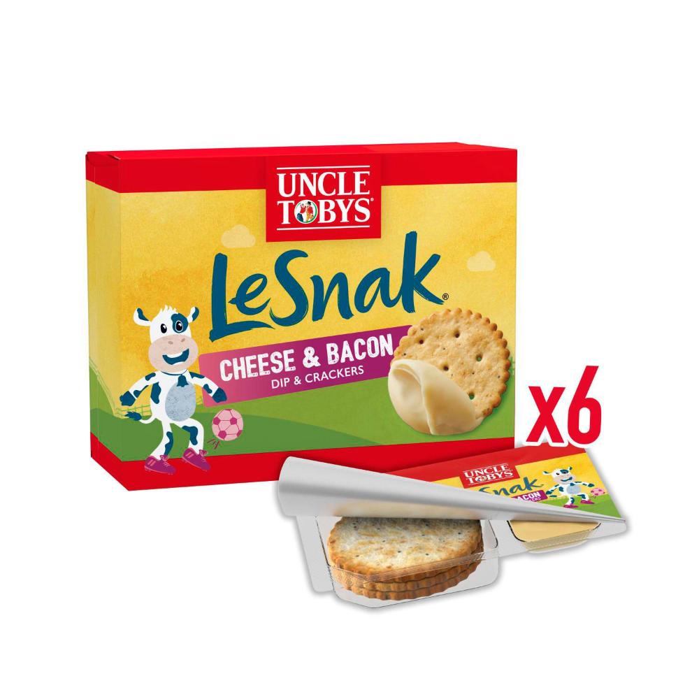 Uncle Tobys Le Snak Cheese & Bacon - 132g