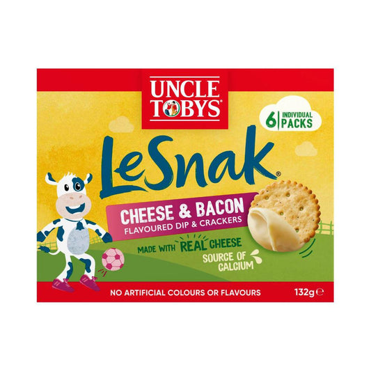 Une Tobys Le Snak Cheese & Bacon - 132g