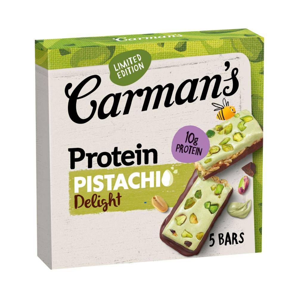Carman's Protein Bars Pistachio 5 Pack - 200g